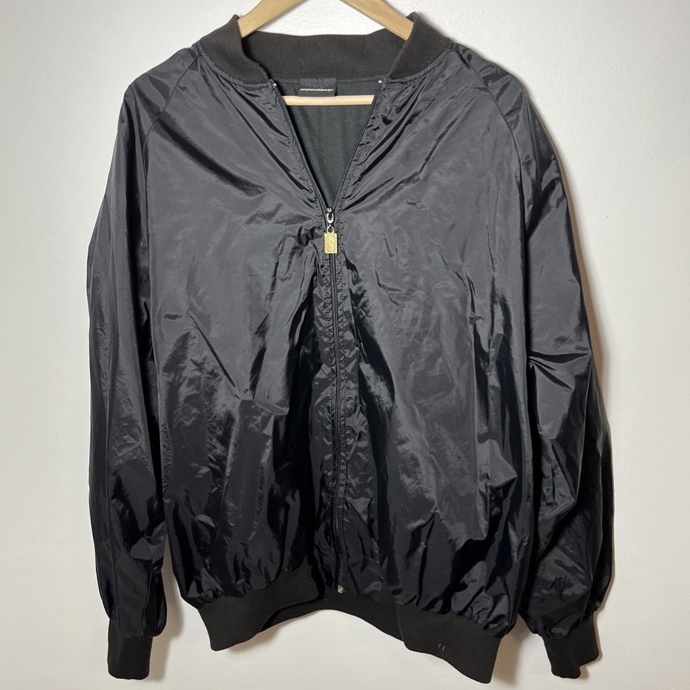 Vintage Paul Sebastian -windbreaker-Size‎ XL. Black